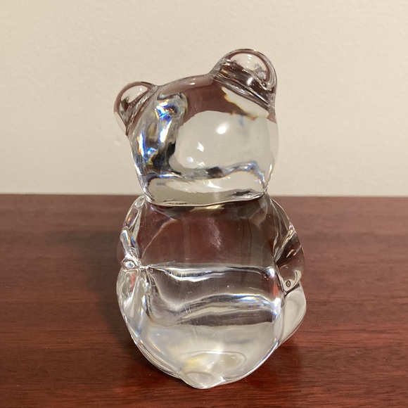 Princess House 24% Lead Crystal Bernie Bear Figurine from Germany - Picture 3 of 8
